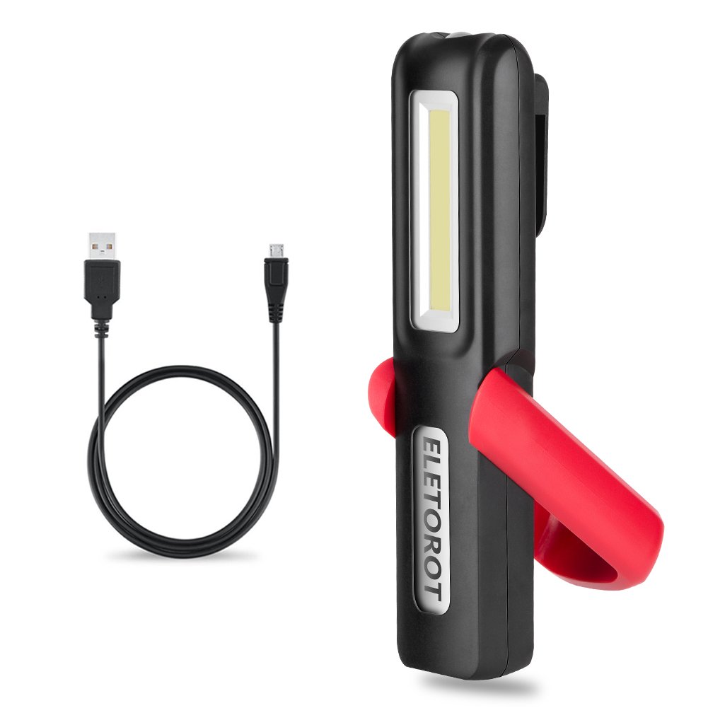 Buy Rechargeable LED Torch, Emergency Lights for Home, Flashlight Inspection Lamp, COB