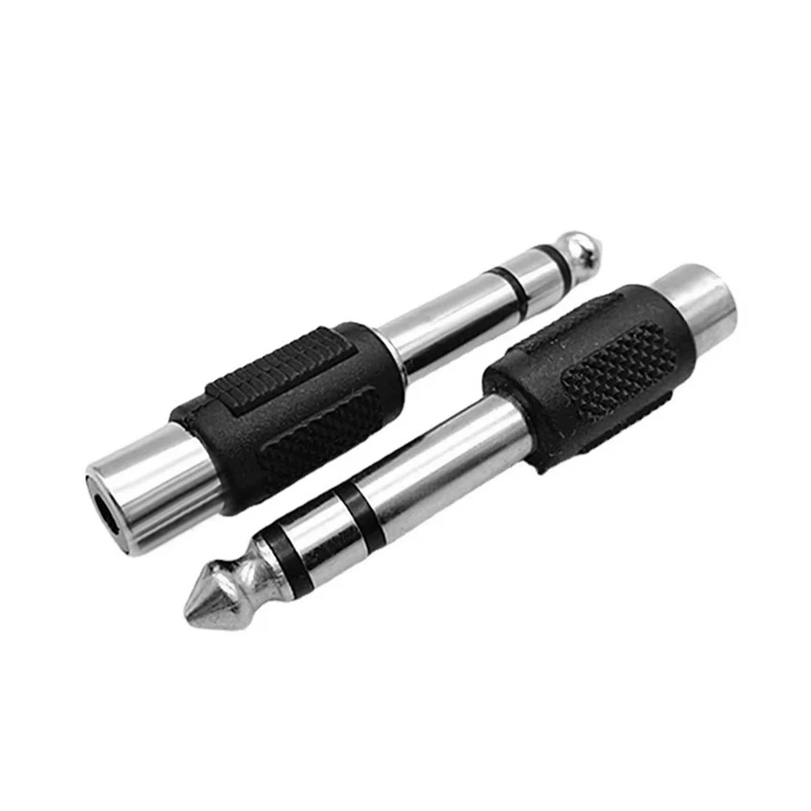 5/20 pezzi adattatore audio jack RCA femmina a spina mono maschio da 6,35 mm 1/4 di pollice(6.35 Stereo to RCA,100PCS)