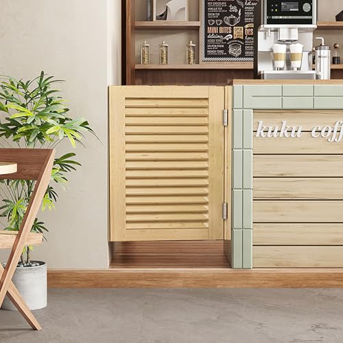 Pounjsd カフェドアーズ スイングドア 両開きドア パーティションドア 木製のインテリアカフェサルーンドアが揺れ