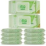 Comfy Life Biodegradable Adult Full Body Wet Wipes Large Luxury Eco-Friendly Fresh-Feel Rinse-Free Fragrance-Free Bed Bath Intimate-Care Soft Sheets (10 Packs (400 Wipes))