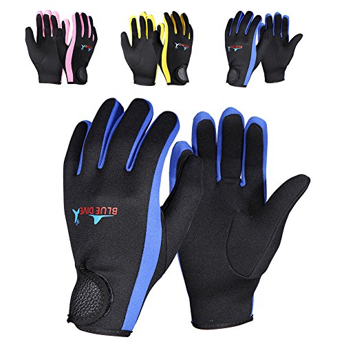 image for Dilwe Diving Gloves, 1Pair/Set 3 Colors Scuba Diving Neoprene Gloves f