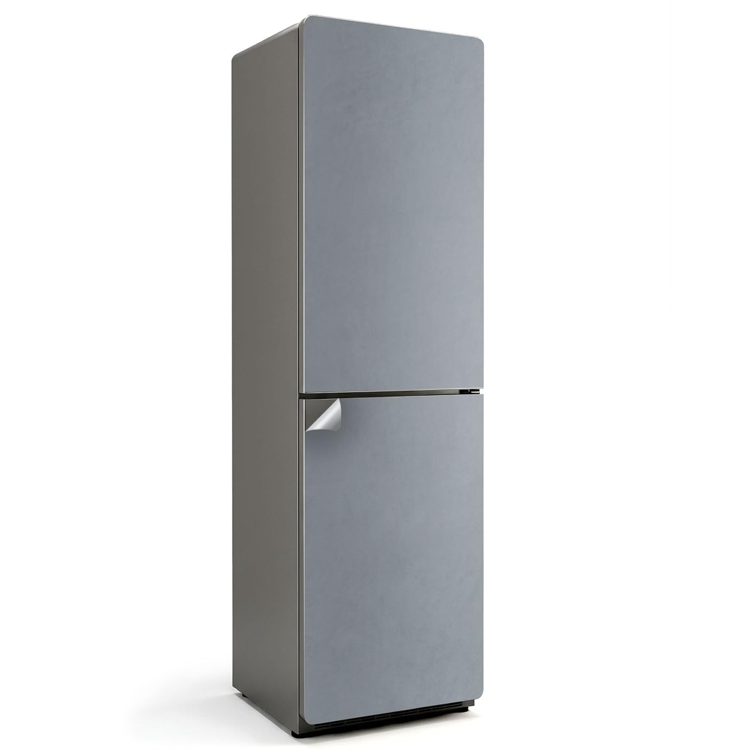 Autocollants frigo 60x205 cm gris et film protection cuisine adhésif