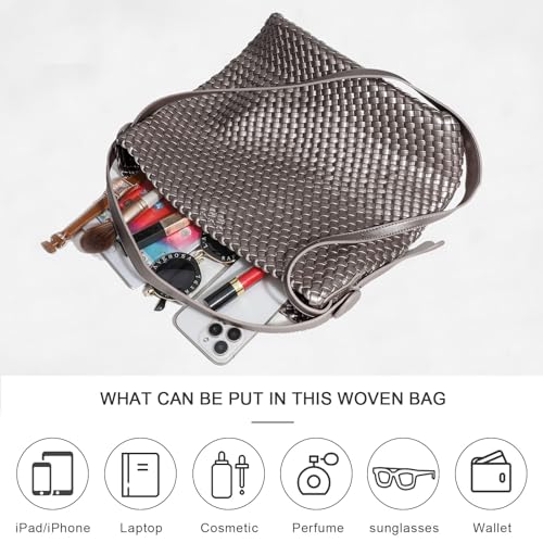 Bolso Tote Grande de Cuero Vegano para Mujer miniatura 3