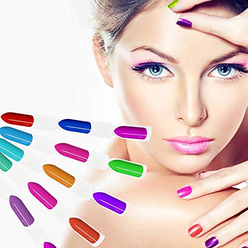 Amazon.co.jp: 三連カラーチャート ネイル 竹の形 マニキュアツール