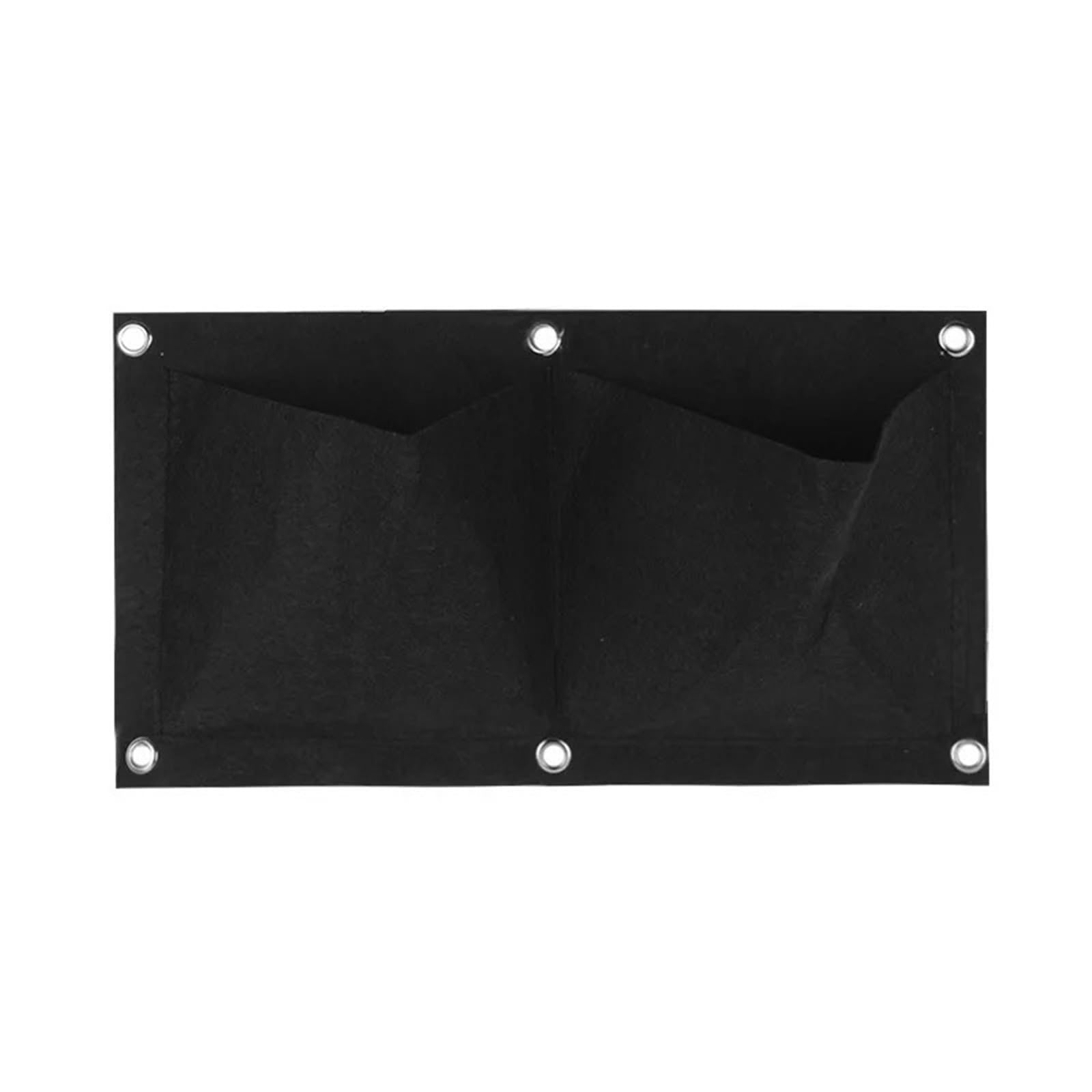 LCUVIMPEX Plant Grow Bags, Grow Bags Wall Hanging Pockets Vertical Succulent Planter Black Green Multiple Sizes(Black,36 pockets)