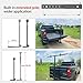 Adjustable Truck & SUV Bed Extender Hitch Mount for Hauling Kayaks, Lumber, Ladders,Long Pipes,Rack and Canoe|with Reflective Tape|750lbs Capacity