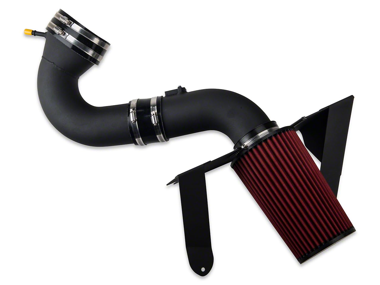 Aluminum Cold Air Intake; Black Compatible for 05-09 Mustang GT