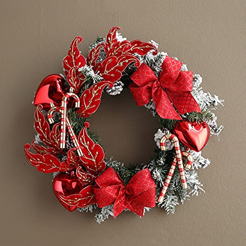 Couronne de Noël FLXHSA抗UV pour décorer facilement une grande porte extérieure - 2