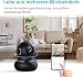 litokam Little elf Überwachungskamera 2 Stück, 2K Babyphone mit Kamera mit Bewegungserkennung, Nachtsicht, 2-Wege-Audio, WLAN Kamera Überwachung Innen für Hunde, Haustierkamera mit App, Alexa