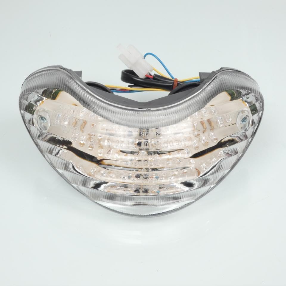 Luz trasera LED transparente Bike It, Piloto Trasero para moto Suzuki 1000 TLR 1998 - 2004