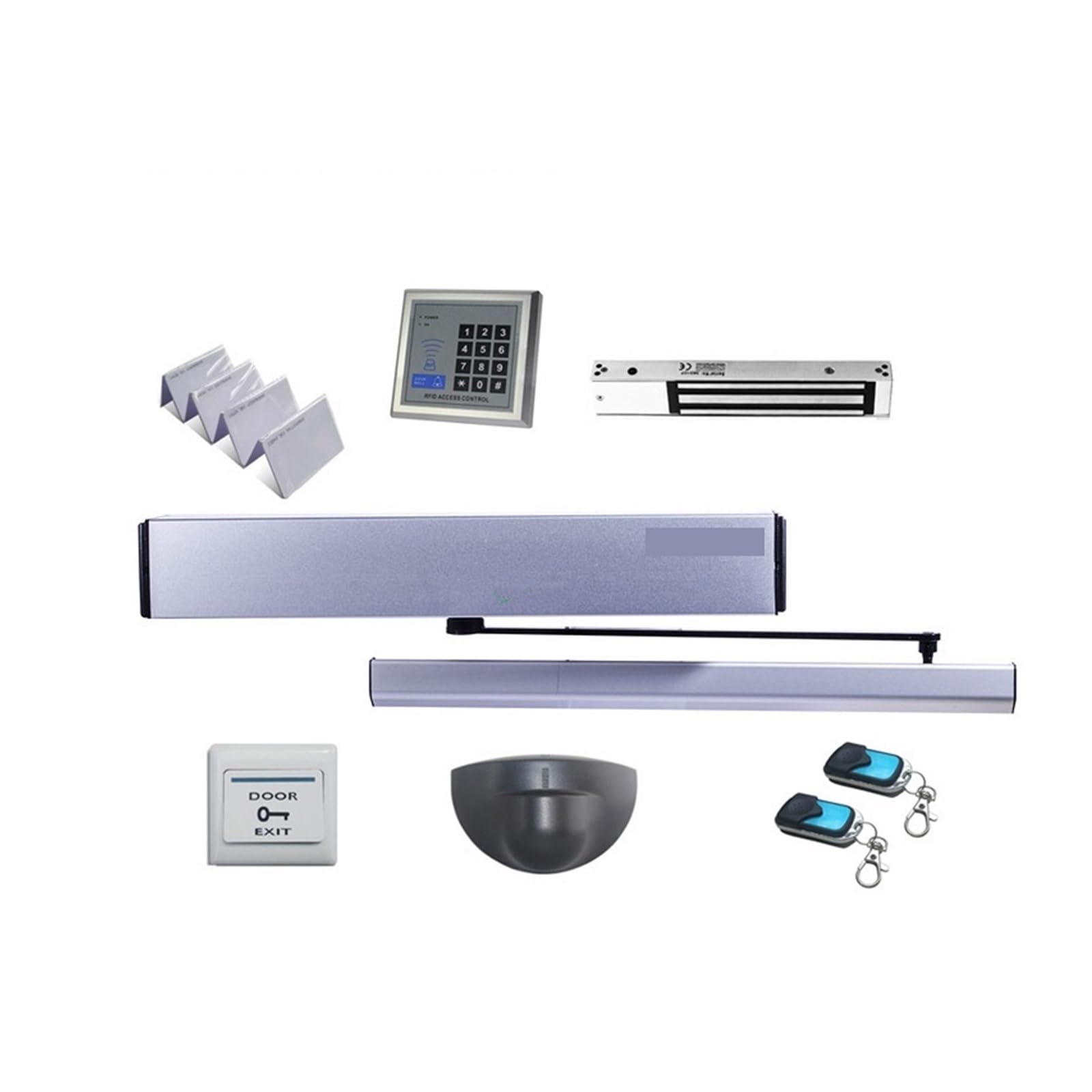 Rsgxlfqzvak Kit 5 Automatic Door Opener, 100Kg Weight Inward Automatic Swing Door Opener/Swing Opener Closer Keypad, Lock, Infrared Sensor(Kit 5)