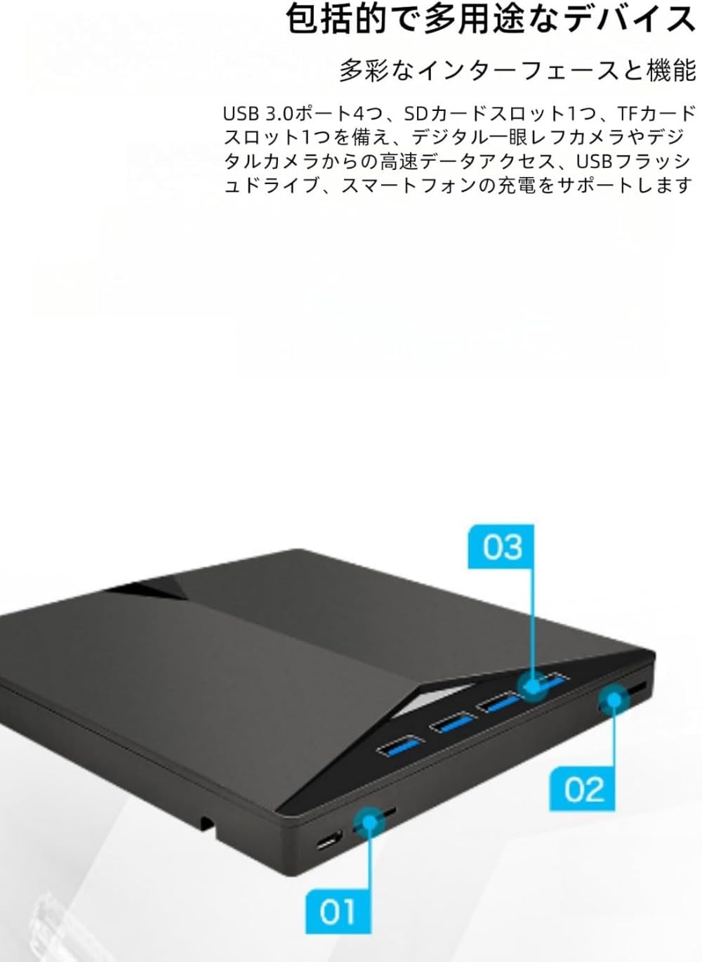 Amazon.co.jp: ポータブルブルーレイドライブブルーレイドライブ 外