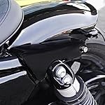 HDBUBALUS-Motorcycle-Rear-Fender-Short-Mudguard-Support-Bracket-for-Harley-Sportsters-Iron-XL-883-1200-48-72-Roadster-Matte-Black