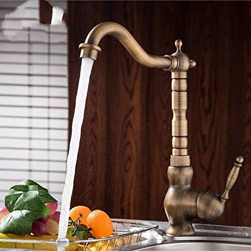 Mitigeur robinet d'eau bronze antique pour simplifier la vaisselle - 5