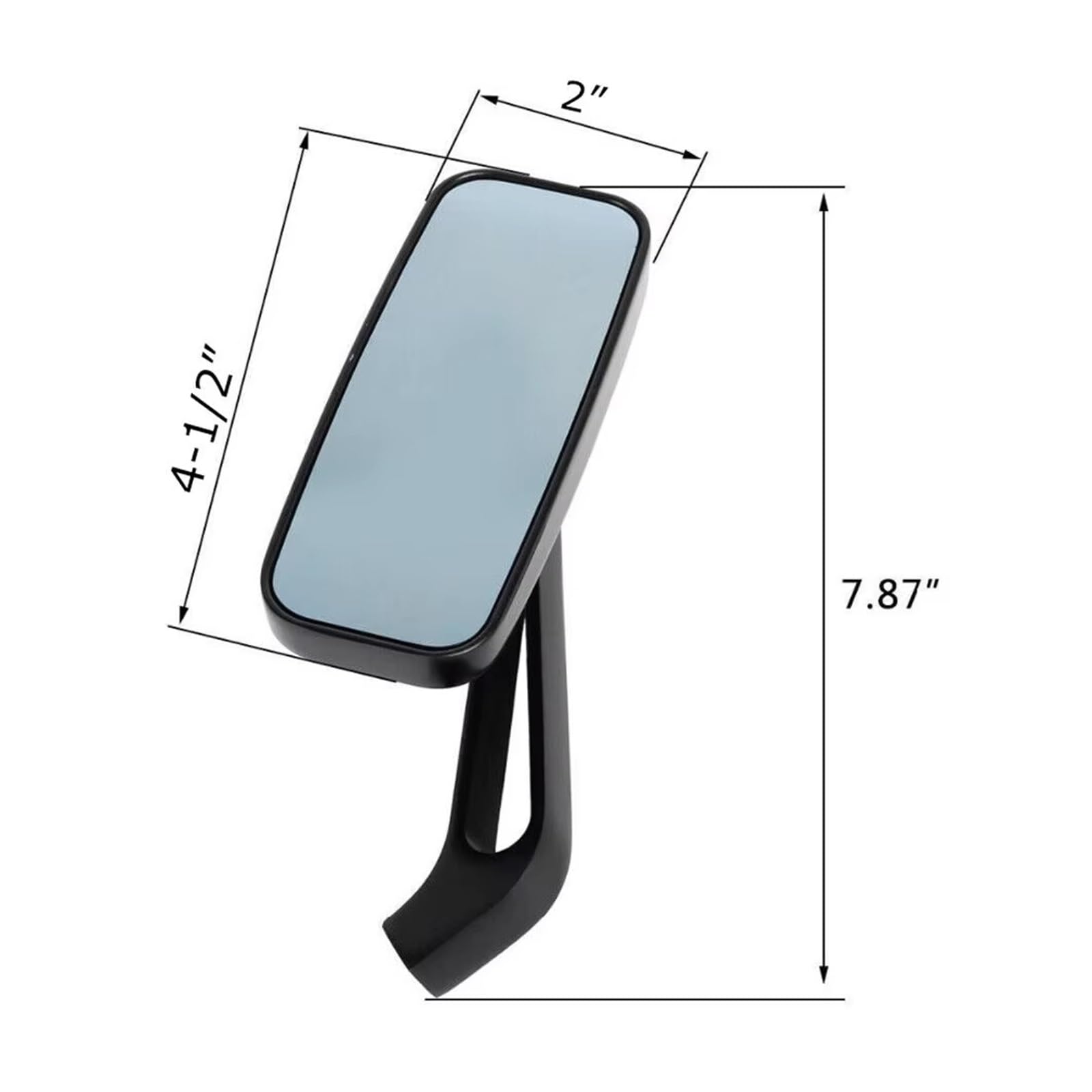 pour Cruiser pour Bobber pour Chopper pour Softail pour Sportster Rétroviseurs Latéraux De Moto Rectangulaires Noirs Rétroviseur Moto