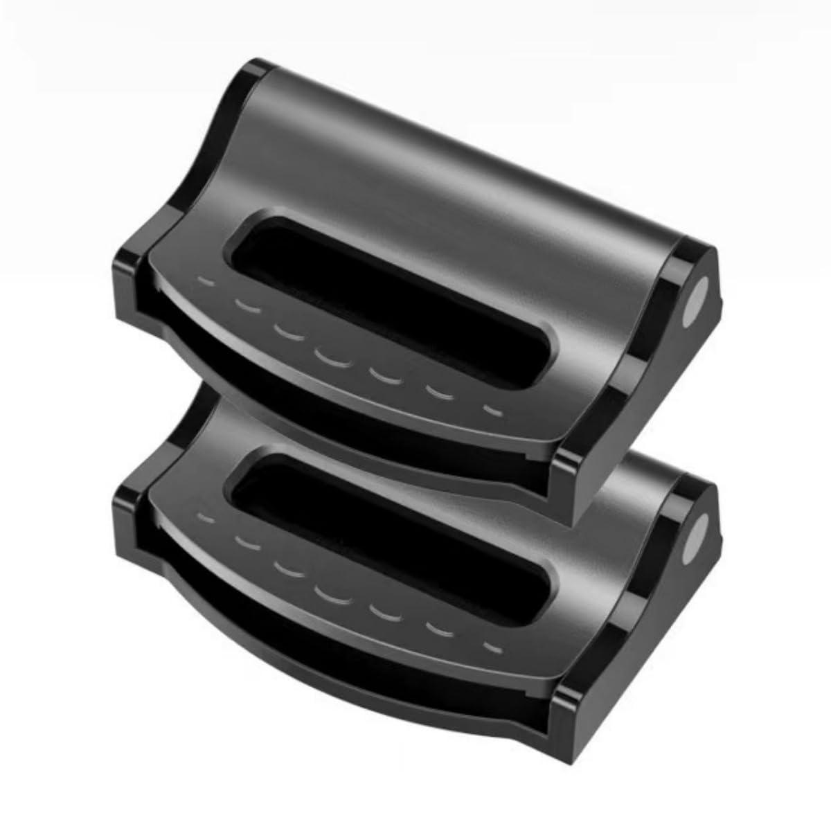 Woniyal 2 Pack Car Seatbelt Adjuster for Jaguar S-Type SType 1999-2007,Neck Shoulder Positioner Comfort Protector Plastic Lock Strap Clamp Tensioner Clips,Black