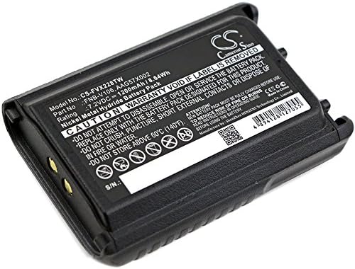 NEENO Ni-MH Battery Replacement for Vertex AAG57X002, FNB-V106 VX-228, VX-230, VX-231, VX-231L