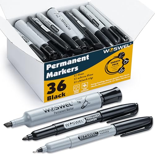 36 Variety Pack Bulk,featuring Ultra-fine,chisel Tip,and Fin