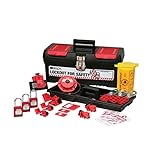 Brady Personal Electrical Lockout Toolbox Kit, Includes 2 Safety Padlocks