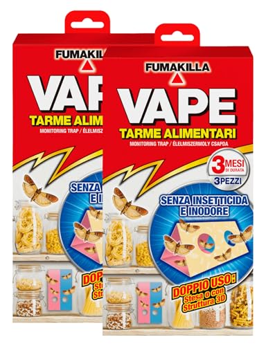 Vape Trappole Tarme Alimentari con Ferormoni - 6 Adesivi