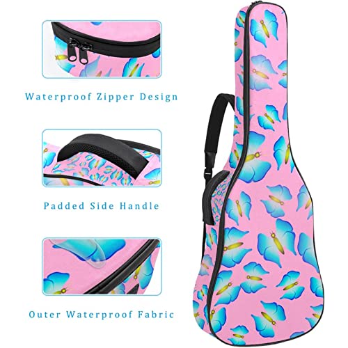 Hondank Étui de protection rembourré pour guitare acoustique classique Motif cercles et carrés, Multicolore 10., 42.9×16… - Les Beatles, Paul McCartney, John Lennon, RIngo Starr, George Harrison Hondank Étui de protection rembourré pour guitare acoustique classique Motif cercles et carrés, Multicolore 10., 42.9x16… – Image 5