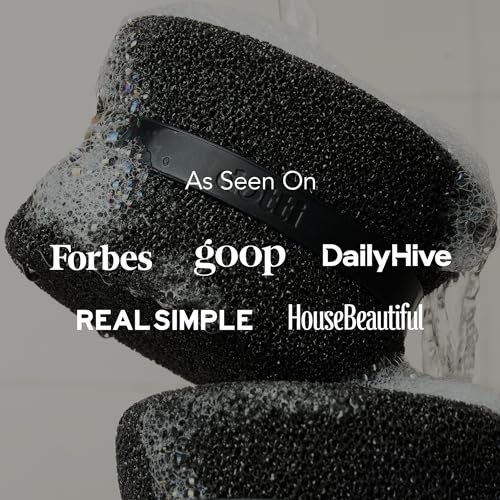 Image of Dotti Super Scrubber Silicone Sponge - Odor-Free, Non-Scratch, Fast-Drying, and Dishwasher-Safe Dish Scrubber - Also for Showers, Tile, and Counters - 3 Pack, Odyssey