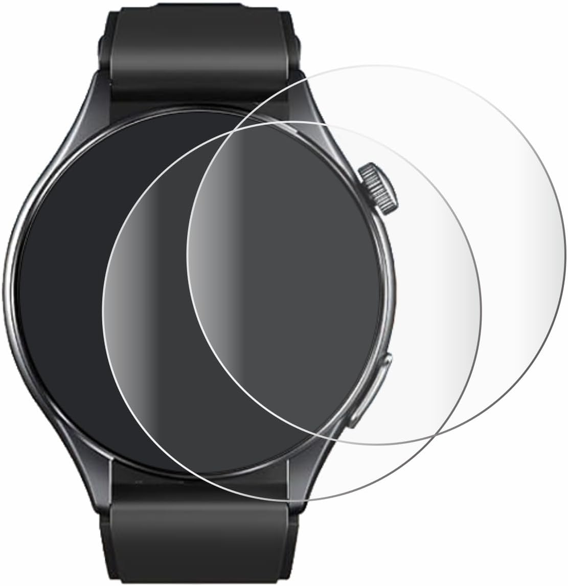 brotect 3D Curved Screen Protector Compatible with Marsyu Smartwatch 1.56" 2 Pack - Full Screen Coverage