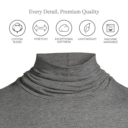 Image of Lands' End Women's Jersey Knit Turtleneck