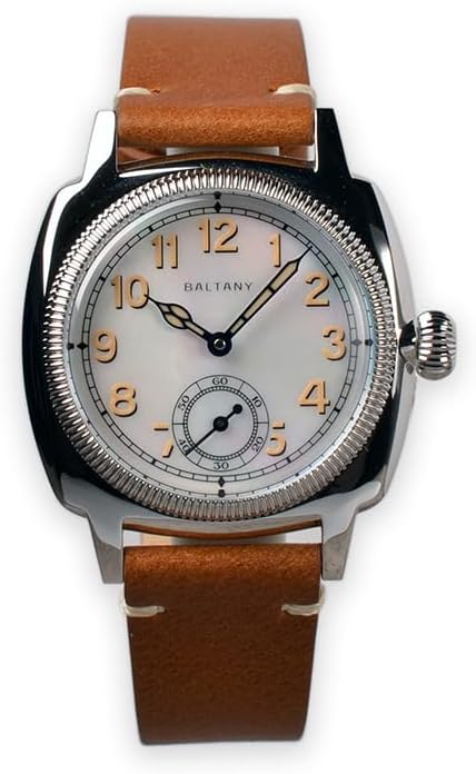 Baltany Mens Dress Watches, 1926 Vintage Watch for Men, Dress Watch (MOP Dial)