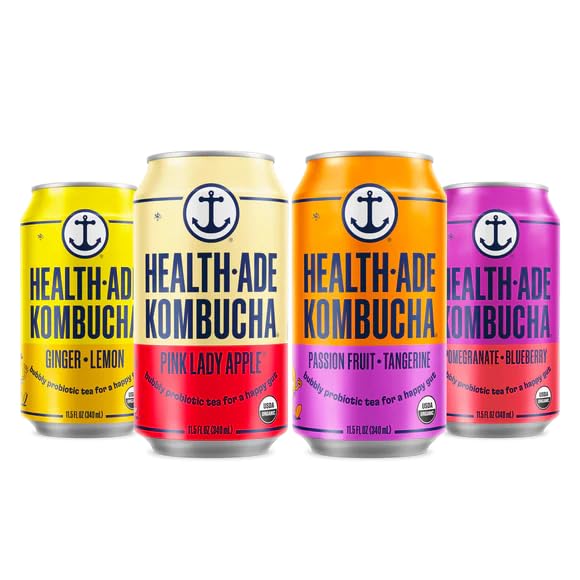 Variety Pack of Four Fab Flavors in Cans by Health-AdeUSDA Organic