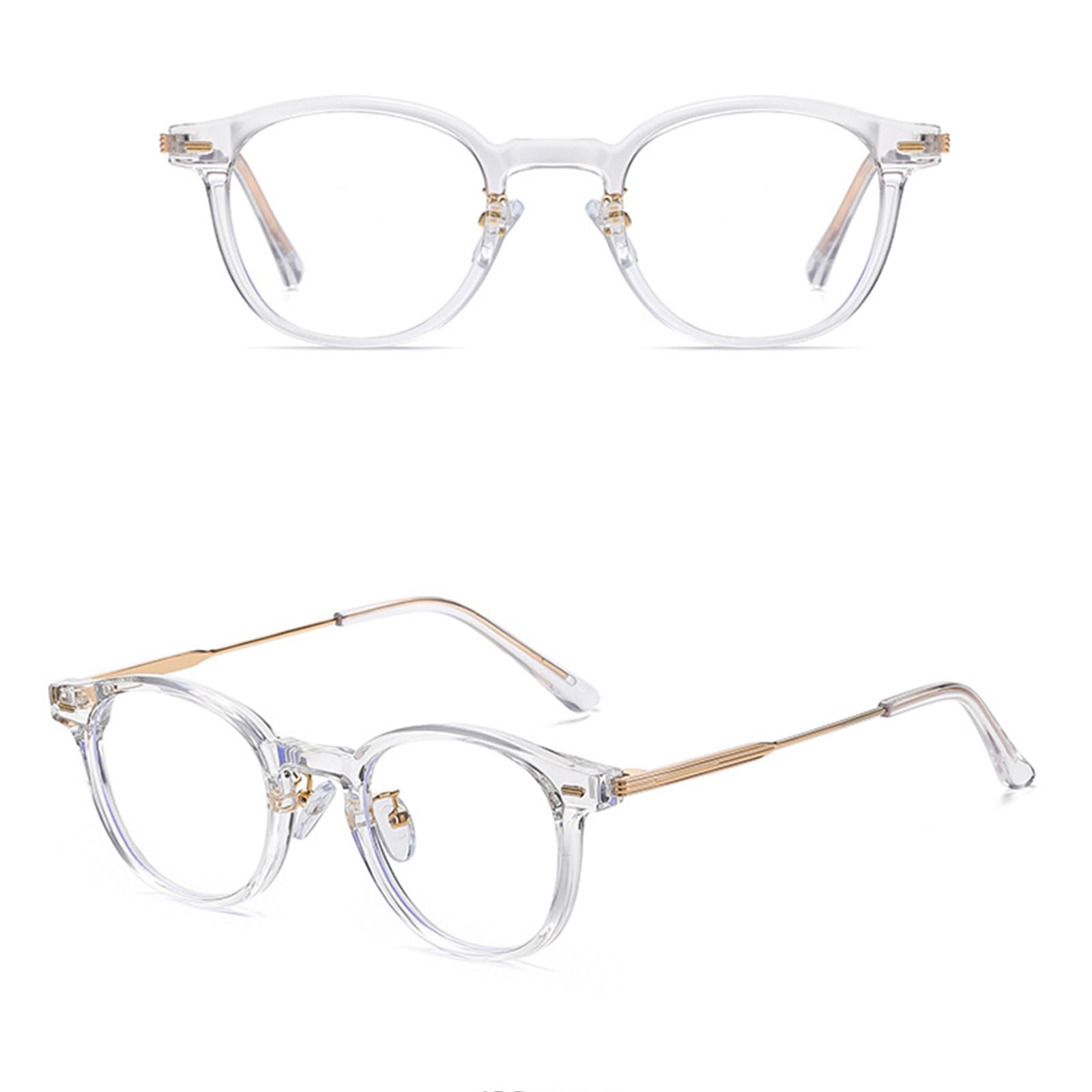Occhiali Luce Blu Uomo Donna Antiriflesso TR90 Anti Affaticamento Anti UV Occhiali Anti Luce Blu Occhiali da Computer per Gaming/TV/Cellulare,E