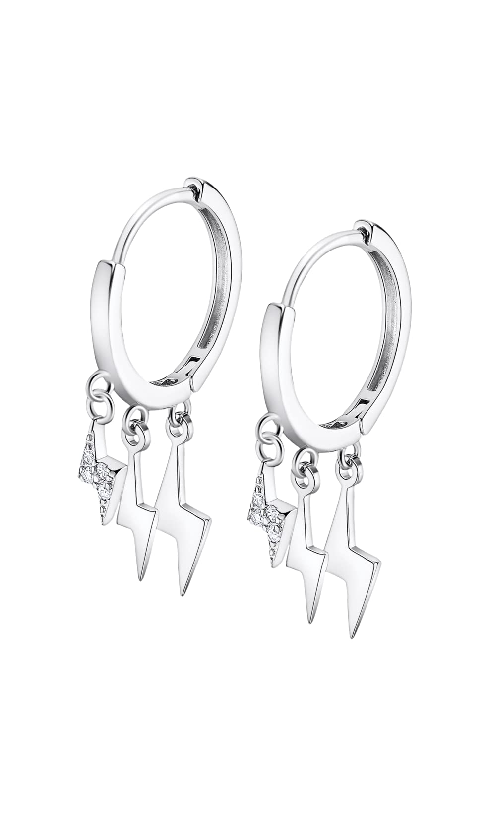 LOTUS SILVER Pendientes Pendientes de aro Trendy LP3273-4/1 Rayos LP3273-4/1 Marca