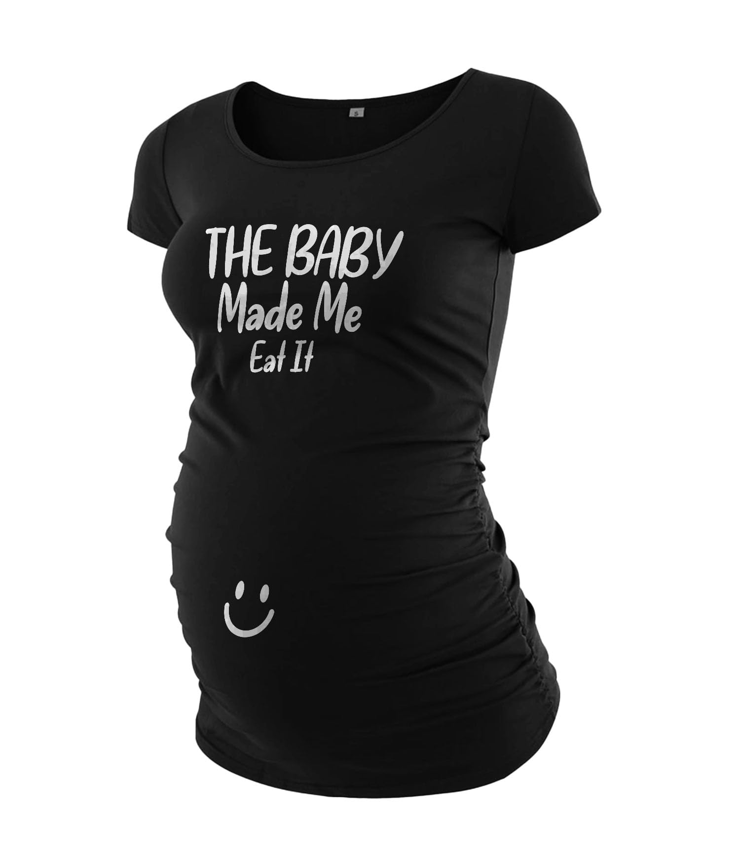 Graphic Maternity Shirts for Women - Comfortable Short Sleeve Funny Womens Pregnancy Tops