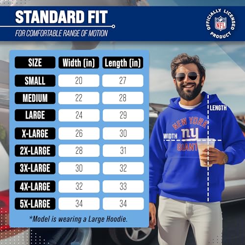 Image of Team Fan Apparel NFL Gameday Hoodie Pullover Sweatshirt for Men and Women