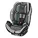 Evenflo EveryStage DLX All-in-One Car Seat, Infant Convertible & Booster Seat, Grows with Child Up to 120 lbs, Angled for Comfort and Safety, 3-Times-Tighter Installation, Highlands Green