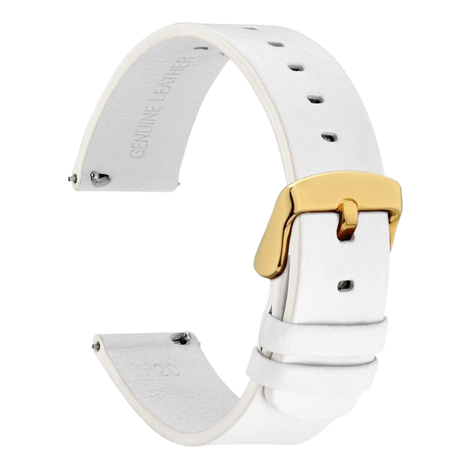 Cinturini per orologi in Pelle Pieno Fiore per Uomo Donna 18mm 20mm 22mm Cinturini di Ricambio Cinturini a Sgancio Rapido con Fibbia in Acciaio Inossidabile