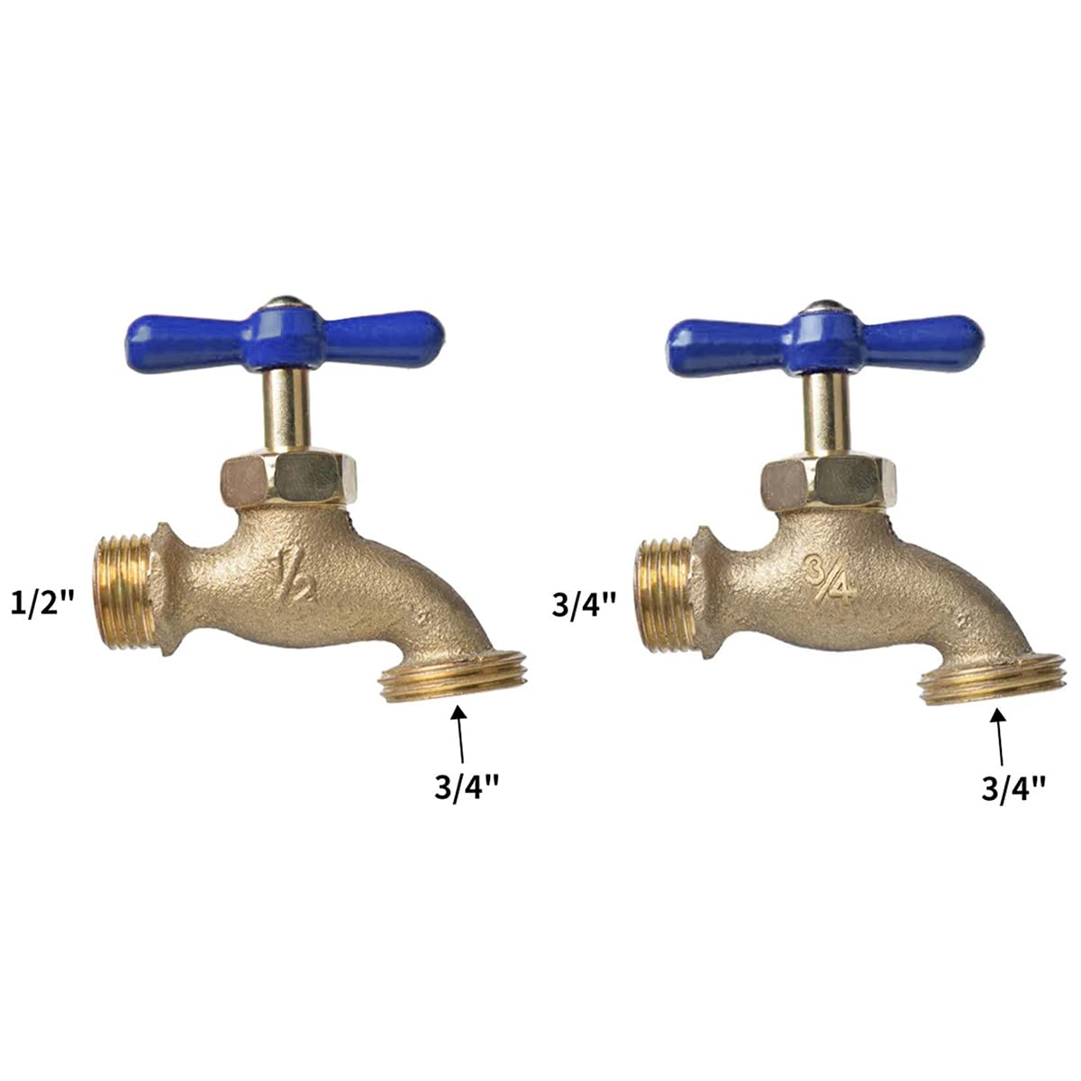 Wall Mounted Faucet Single Handle Water Tap for Laundry Washing Machine Bathroom Sink Garden — view 3