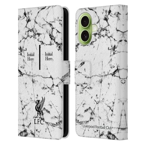 Coque portefeuille iPhone 17 Liverpool FC personnalisée cuir Liver Bird étui rabat