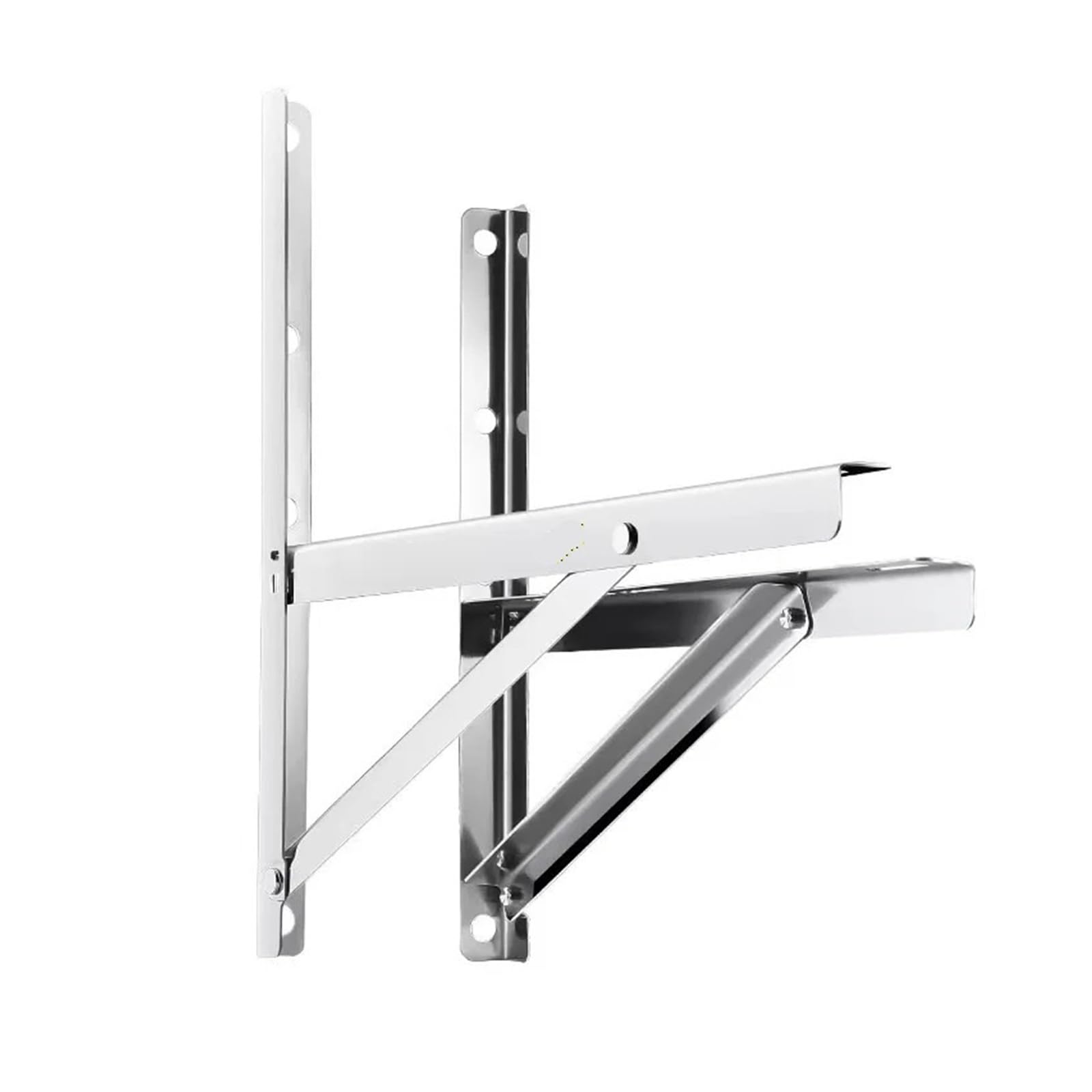Soporte De Aire Acondicionado For Unidad Exterior, Marco De Soporte De Acero Inoxidable, Montaje Antivibración, 1 Pieza, Engrosado, 1,22 Mm