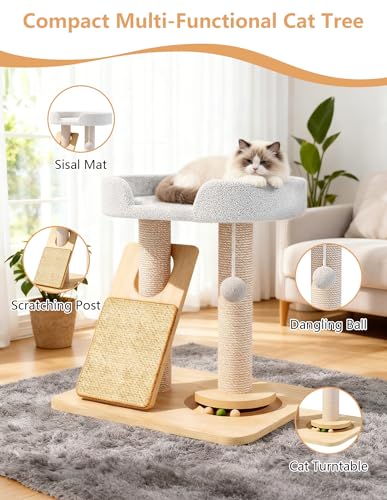 Simcat Árbol para Gatos Interior Grande con Rascador miniatura 3
