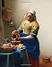Johannes Vermeer LARGE Notebook #4: Cool Artist Gifts - Het Melkmeisje The Milkmaid Vermeer Van Delft Notebook College Ruled to Write in 8.5x11 LARGE 100 Lined Pages