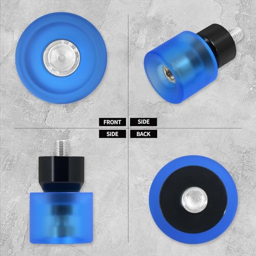 Lot de 2 protections moto bleues pour Harley-Davidson