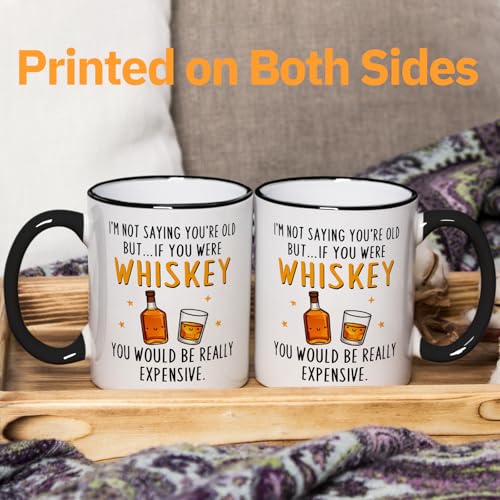 Taza de cerámica Aurahouse con diseño Whiskey 11 oz miniatura 4