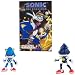 Sonic Classic Metal Sonic & Modern Metal with Comic Book| Official Licensed Product from Tomy | Includes Original Comic Book