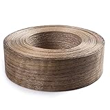 MOLIGOU Walnut Wood Veneer Roll, 2”×50’ Plywood Edge Banding Strips, Flexible Veneer Edging with Adhesive Back