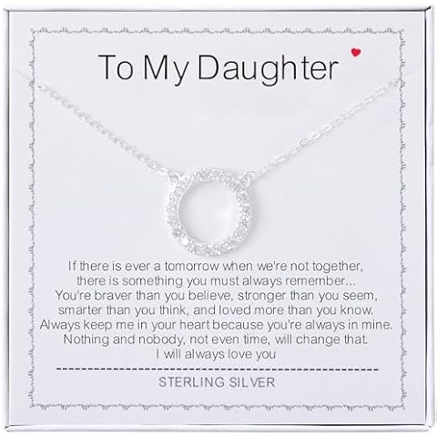AmpleLove Sterling Silver Circle Necklace Cover