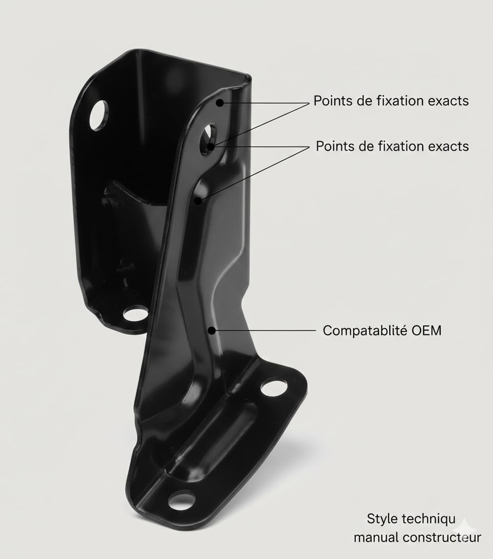 Pédale d'Embrayage avec Guide en Plastique et Support, Compatible avec Opel Vivaro, Renault Trafic 2, Nissan, Modèle C4 Picasso Berlingo Dispatch 7701053596 7701208109