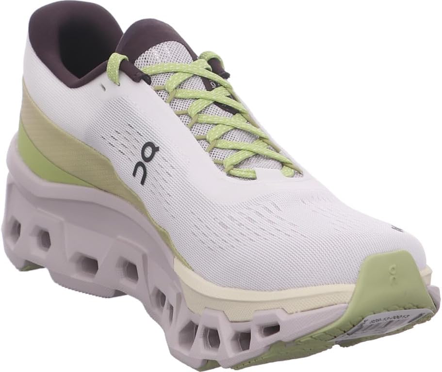 On Women's Cloudmonster 2 Running Shoes, Undyed/Zest, 9.5 US - Image 4