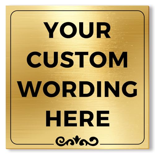 Letrero de metal personalizado para exteriores, placa de puerta grabada personalizada, placa de nombre personalizada para oficina y hogar, regalo personalizado único, placa de metal personalizable