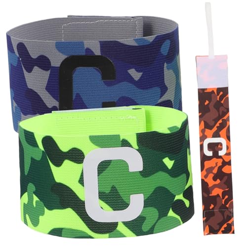 GALPADA 3pcs Football Captain Armband Chin Strap Wear-Resistant Design for Youth